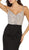 Spaghetti Straps Sequined Evening Gown