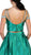 Two Piece Satin Evening Dress