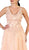 May Queen - Embellished Scoop A-line Evening Dress