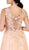 Embellished Scoop A-line Evening Dress