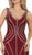 May Queen - RQ7511 Sleeveless Embellished Mesh Evening Gown