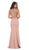 May Queen - RQ7534 Beaded Queen Anne Mermaid Gown In Pink