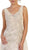May Queen - RQ7563 Embroidered V Neck Gown with Overskirt In Neutral