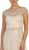 May Queen - RQ7627 Embroidered Bateau A-line Dress In Nude