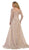 May Queen - RQ7633 Lace Embroidered V-neck A-line Dress