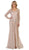 May Queen - RQ7633 Lace Embroidered V-neck A-line Dress
