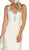 May Queen - RQ7647 Applique Illusion Scoop Trumpet Gown In White