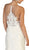 May Queen - RQ7647 Applique Illusion Scoop Trumpet Gown In White