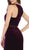 May Queen - RQ7652 Fitted Jewel Sheath Evening Dress In Purple
