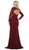 May Queen - RQ7657 Lace Plunging V Neck Evening Dress