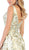 May Queen - Two Tone Deep V-neck High Low A-line Dress RQ7681