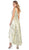May Queen - Two Tone Deep V-neck High Low A-line Dress RQ7681