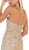 May Queen - RQ7682 Embellished Deep Sweetheart Mermaid Dress In Gold