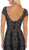 May Queen - RQ7690 Embroidered V-Neck Ruffled Mermaid Dress In Black