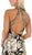May Queen - RQ7698 Sequin Embroidered Halter Gown In Black and Gold