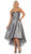 May Queen - RQ7702 Strapless Sweetheart High Low A-line Dress In Silver