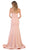 May Queen - RQ7703 Strapless Sweetheart Trumpet Evening Dress In Pink