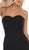 May Queen - RQ7703 Strapless Sweetheart Trumpet Evening Dress In Black