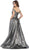 May Queen - Off-Shoulder Ballgown with Train RQ7704 - 1 pc Bronze In Size 20 Available