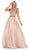 May Queen - RQ7706 Sequin Embroidered Ballgown In Pink and Gold