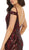 May Queen - RQ7718 Sequin Embellished Plunging Gown In Red