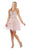 May Queen - RQ7719 Jeweled Corset Back A-Line Dress In Pink