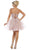 May Queen - RQ7720 Appliqued Sweetheart Bodice A-Line Dress In Pink