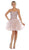 May Queen - RQ7720 Appliqued Sweetheart Bodice A-Line Dress In Pink