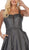 May Queen - RQ7721 Embellished Ballgown With Train and Pockets In Black and Silver
