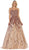 May Queen - RQ7728 Embellished Sweetheart Ballgown In Pink and Gold