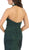 May Queen - RQ7743 Appliqued Halter Mermaid Gown In Green