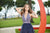 Panoply - 14965 Ombre Beaded Halter V-neck Ballgown In Blue and Silver