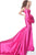 Jovani - 68330 Scoop Neck Mikado Mermaid Gown In Pink