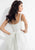 Rachel Allan LBD - L1127 Appliqued Lace Bustier Dress in White