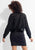 Rachel Allan LBD - L1129 Halter Dress with Lace Bomber Jacket in Black
