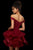 Sherri Hill - 53180 Short Off Shoulder Tiered Skirt Dress In Red