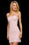 Sherri Hill - 53071 Strapless Neoprene Short Sheath Dress In Pink