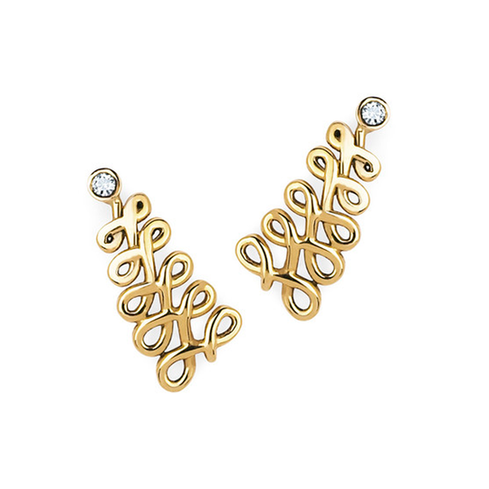 Winding Star Earrings