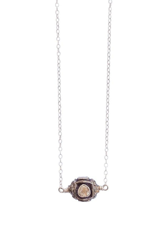 Rose Cut Diamond Ball Necklace- SOLD OUT!!