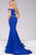 Off the Shoulder Jersey Mermaid Prom Dress 49254