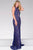 High Neck Lace Beaded Halter Top Dress 45169