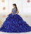 Quinceanera Collection - 26871 Embellished Sleeveless Ballgown in Blue
