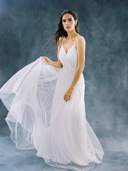 Wilderly Bride by Allure Bridals - F101 Tulle A-line Bridal Dress In White