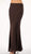 Soulmates - S1209 SOLID CHIFFON SKIRT in Brown
