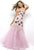 Blush - Embroided Strapless Floral Trumpet Gown 9533 in Pink