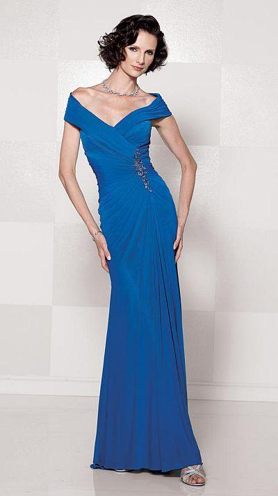 Cameron Blake by Mon Cheri - 114670 Long Dress In Periwinkle