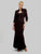 Daymor Couture - Three Piece Sweetheart Trumpet Dress 707003 in Brown