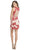 Embellished V-neck Sheath Cocktail Dress