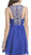 Bedazzled Halter Neck Homecoming A-line Dress