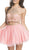 Dazzling Two Piece A-line Homecoming Dress